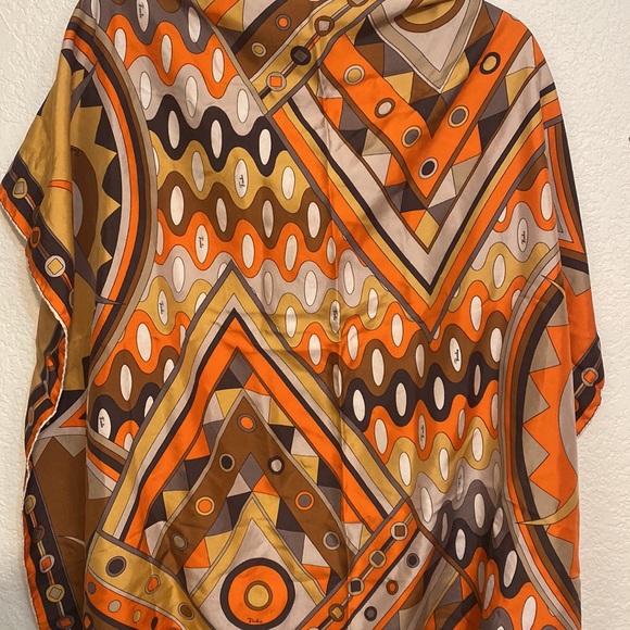 Emilio Pucci Accessories - Vintage Orange Emilio Pucci Scarf